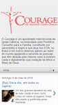 Mobile Screenshot of couragebrasil.com